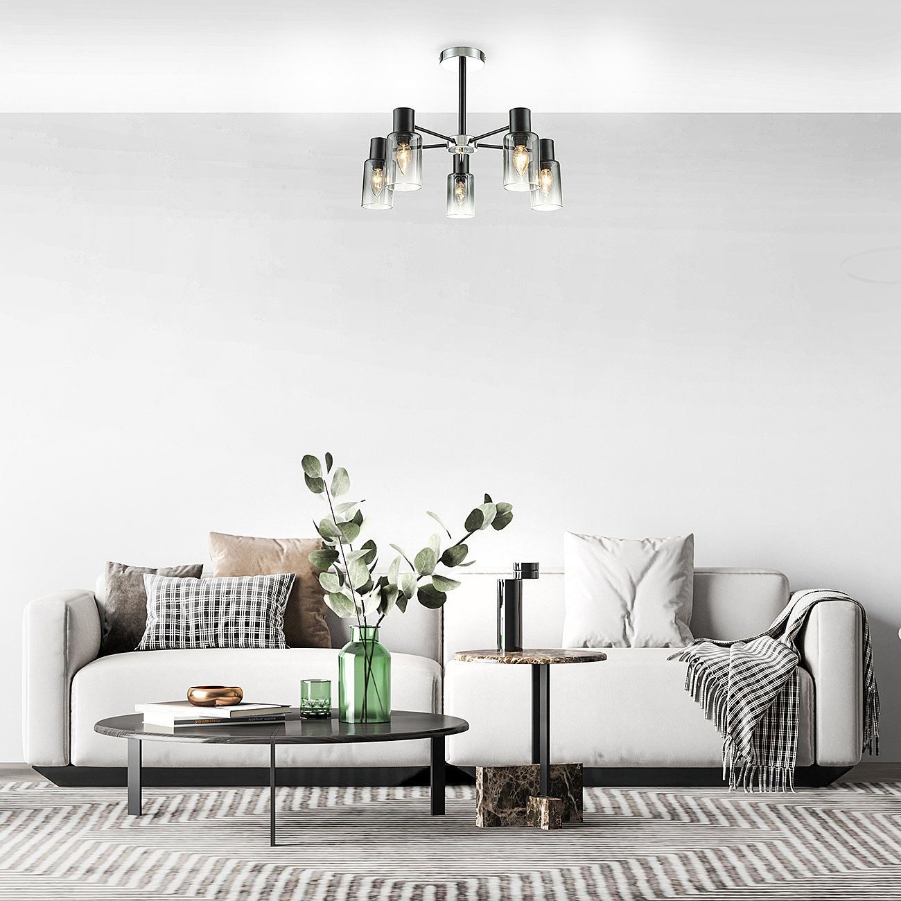 2120/5P Black Потолочная люстра Escada Diversity 2120/5P Black