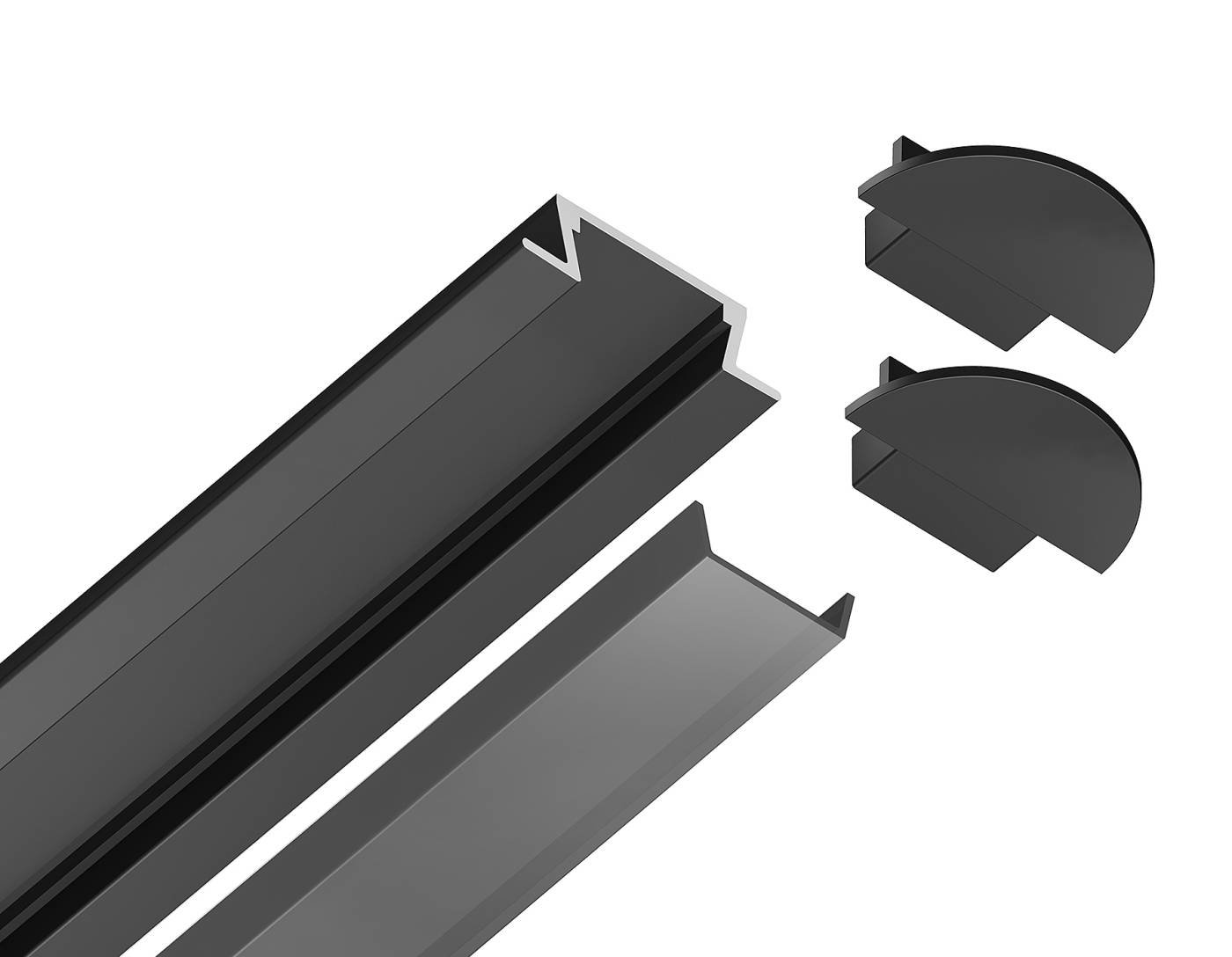 Профиль Ambrella Illumination GP1001BK/BK