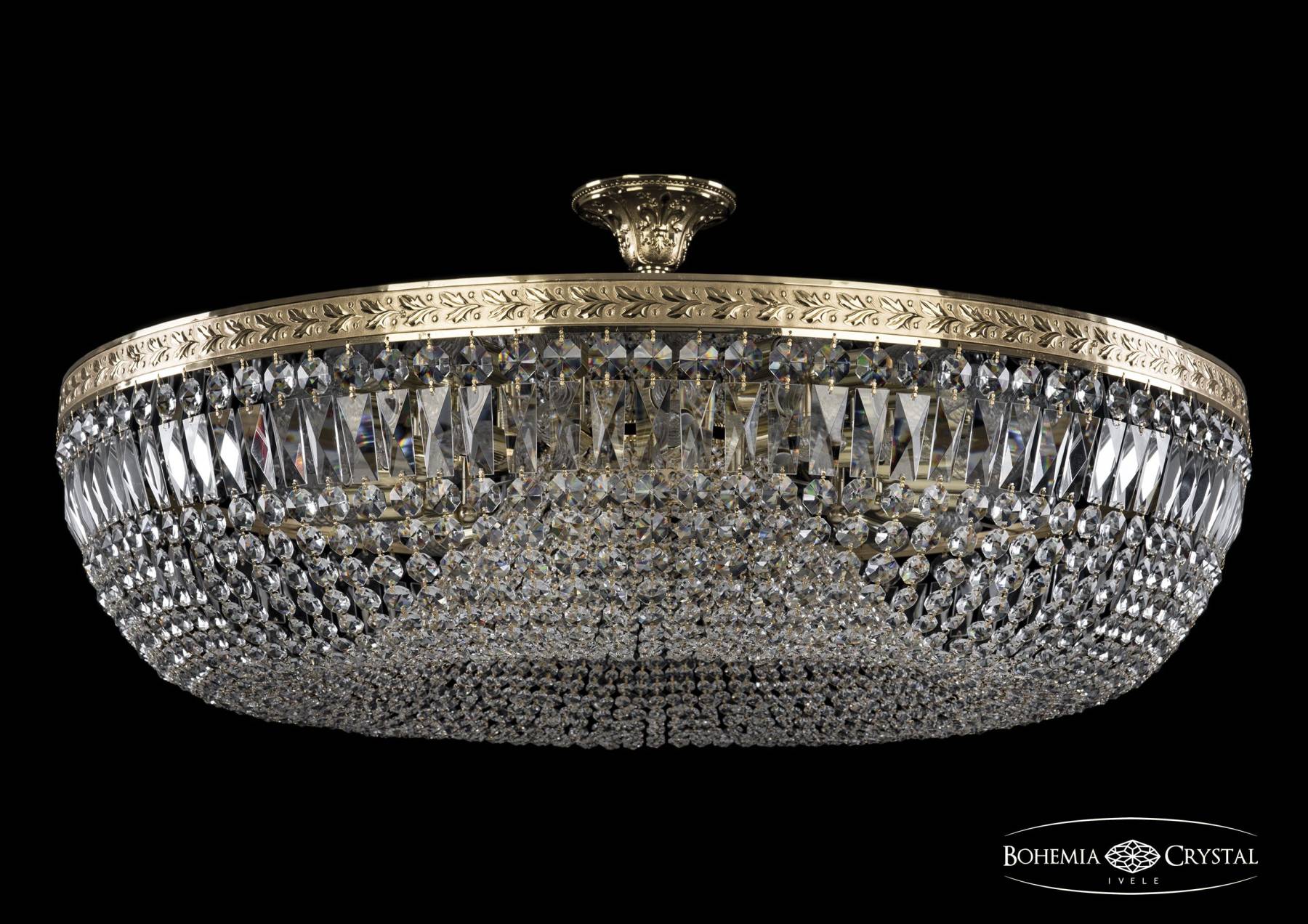 19041/100IV G Потолочная хрустальная люстра Bohemia 1904 19041/100IV G