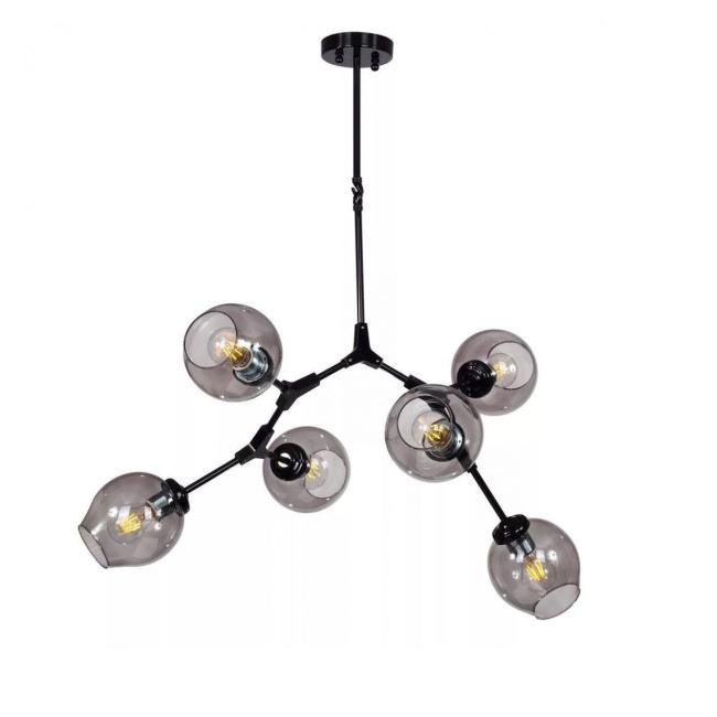 7058/6 black/smoky Подвесная люстра Delight Collection Bubble 7058/6 black/smoky