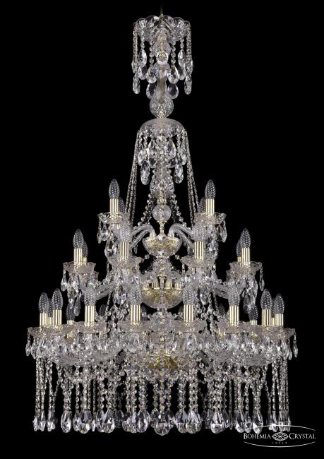 1413/16+8+4/300/XL-134/3d G Подвесная хрустальная люстра 1413 Bohemia 1413/16+8+4/300/XL-134/3d G