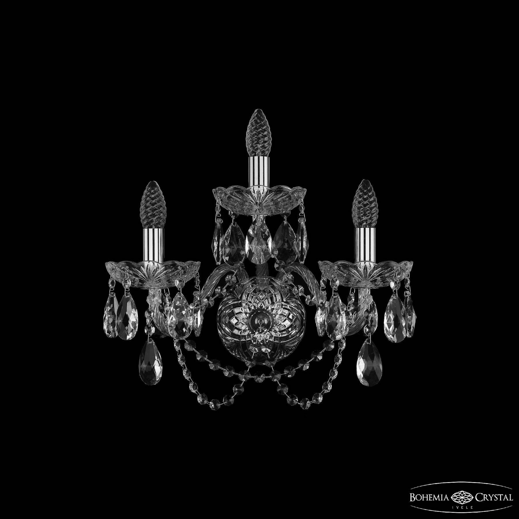 1402B/2+1/160/XL Ni Настенное бра Bohemia 1402 1402B/2+1/160/XL Ni