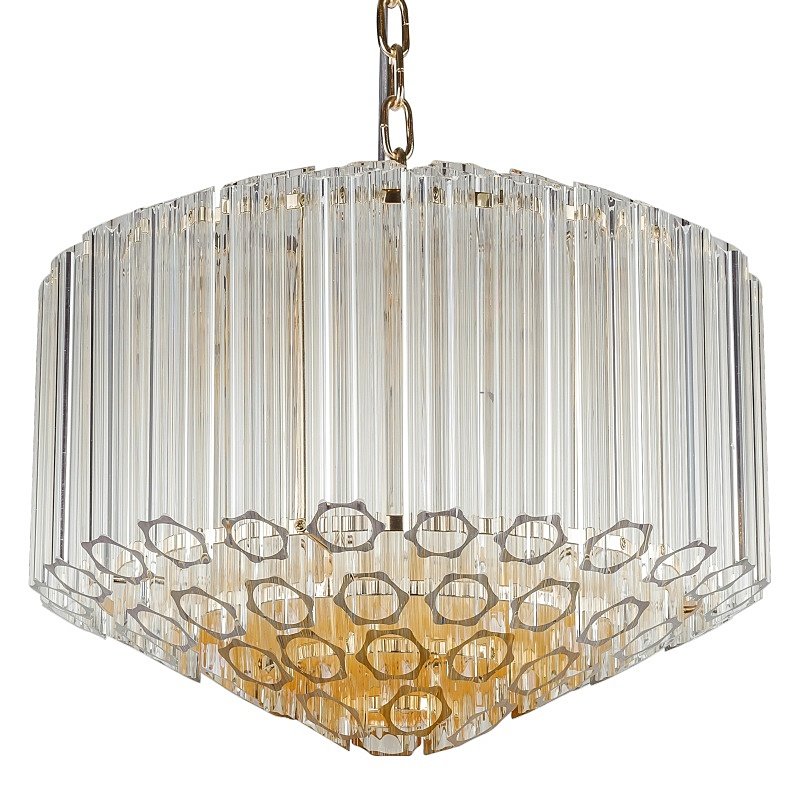 L34807 Подвесная хрустальная люстра Retro Murano L'Arte Luce Luxury L34807