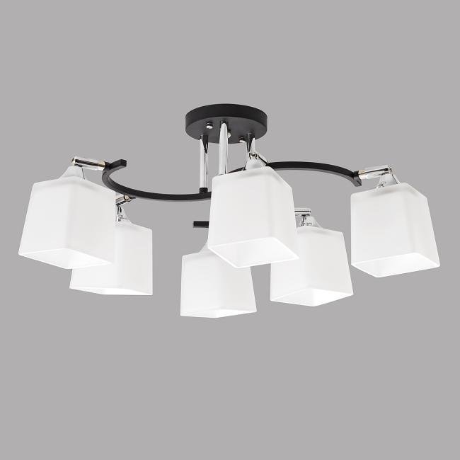 MD.6106-6-S-BK+CH Потолочная люстра IMEX MD.6106-6-S-BK+CH