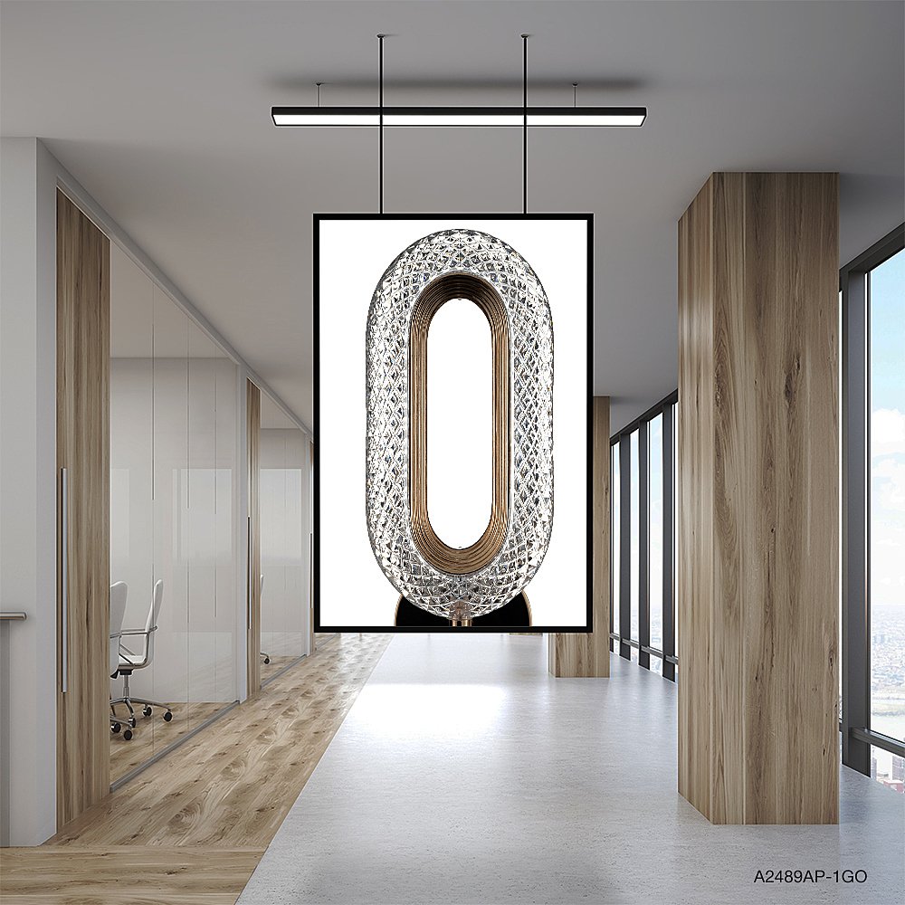 A2489AP-1GO Настенное бра Arte Lamp Ovale A2489AP-1GO