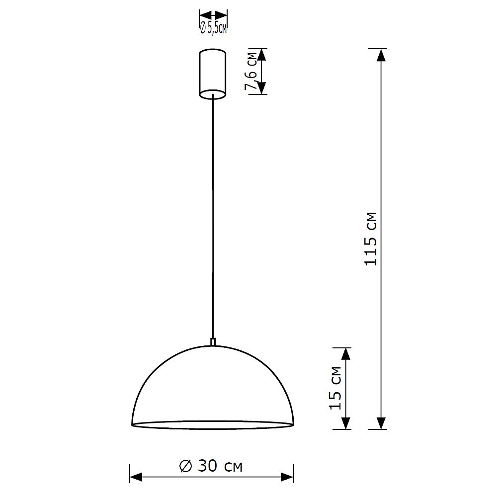 LH032033 Светильник подвесной LightHall Aurora 30 LH032033