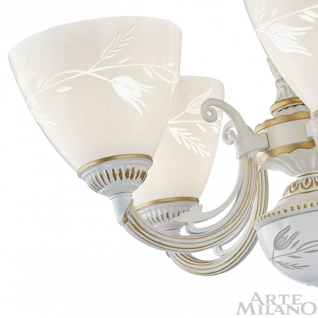 Подвесная люстра Arte Milano Am343659 343659/6 WT+G