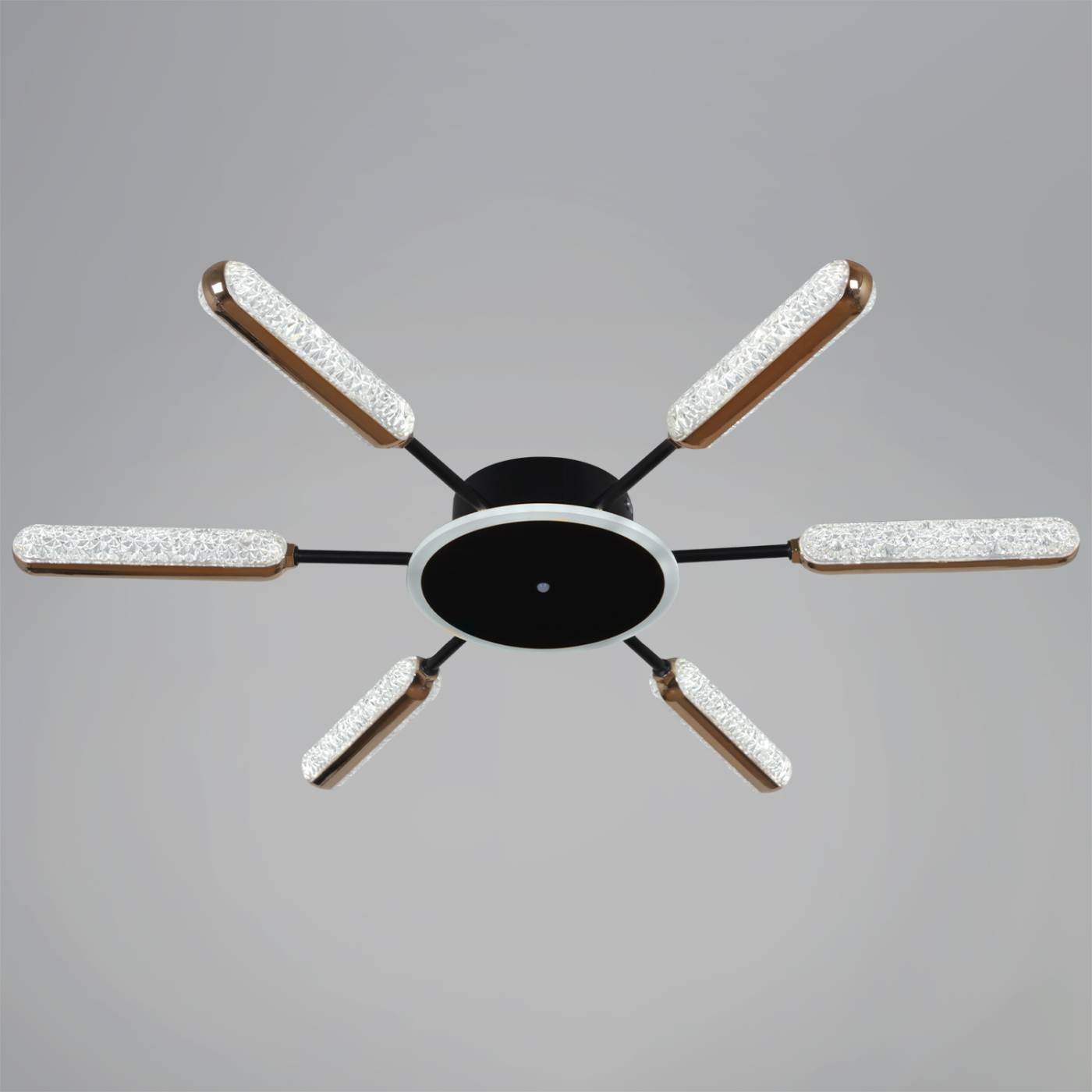 Потолочная люстра Reluce 08290-0.3-06 BK+GD