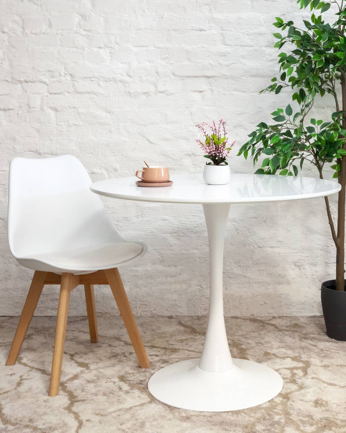 Комплект стульев Stool Group Frankfurt Y863 white X4