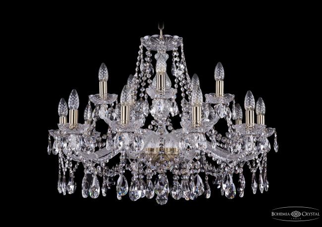 1413/10+5/300 Pa Подвесная хрустальная люстра 1413 Bohemia 1413/10+5/300 Pa