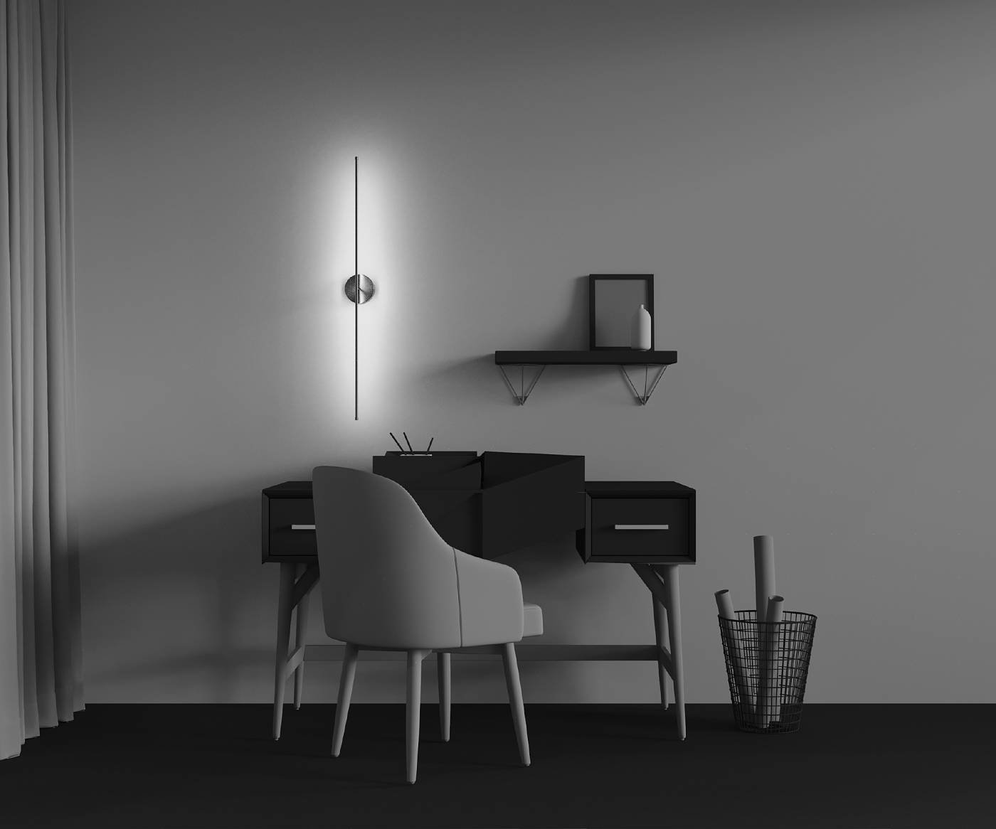 Настенный светильник Maytoni Elegant C084WL-L12BS2.7K-1
