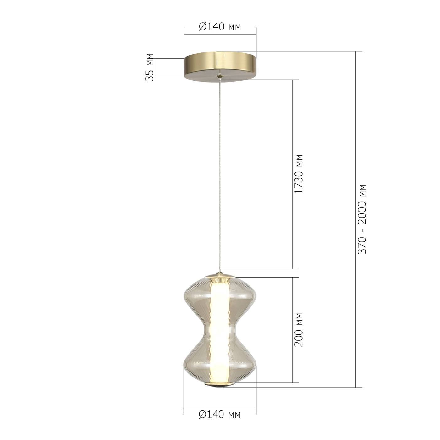 SL6136.203.01 Светильник подвесной ST Luce Spine SL6136.203.01