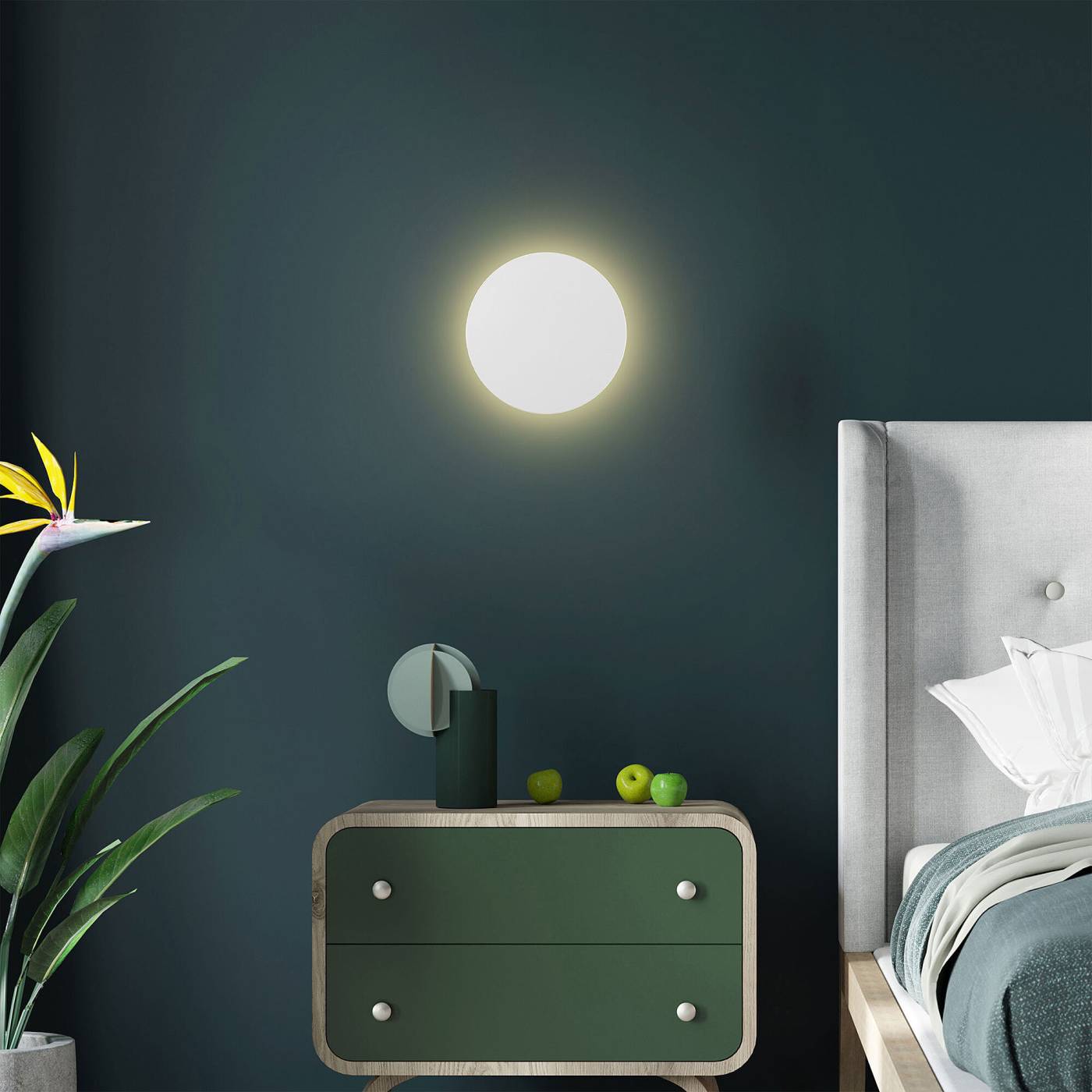 6009 Luna White Настенный светильник TK Lighting Luna 6009 Luna White