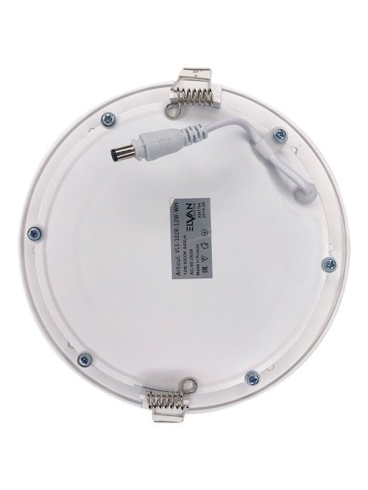 Встраиваемый светильник Elvan VLS-102R-12W-NH-Wh