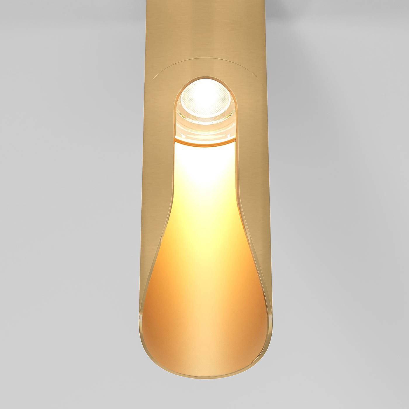 Накладной светильник Elektrostandard Apex 25113/LED 7W 3000K латунь