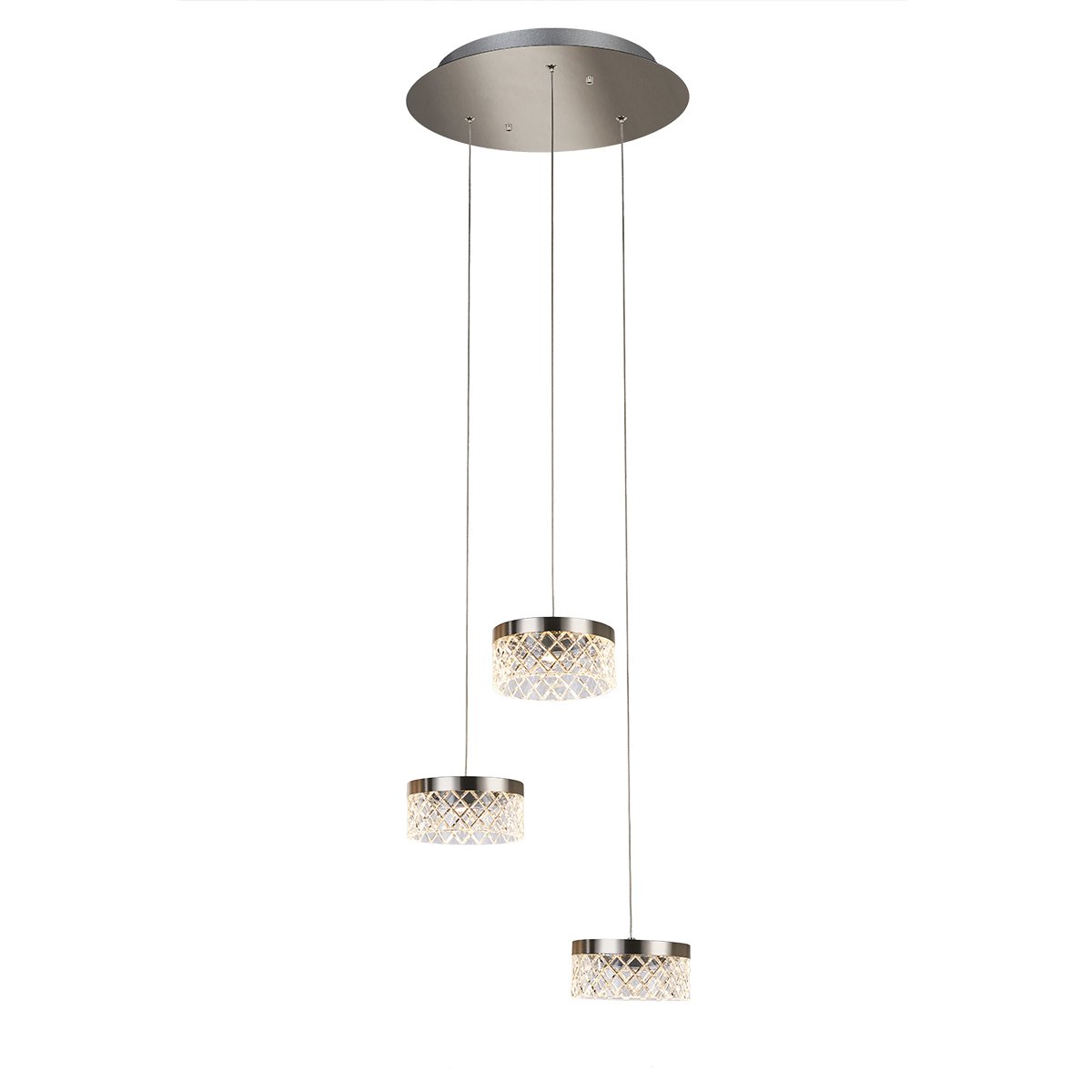 MD21020075-3A satin nickel Светильник подвесной Delight Collection Diamond cut MD21020075-3A satin nickel