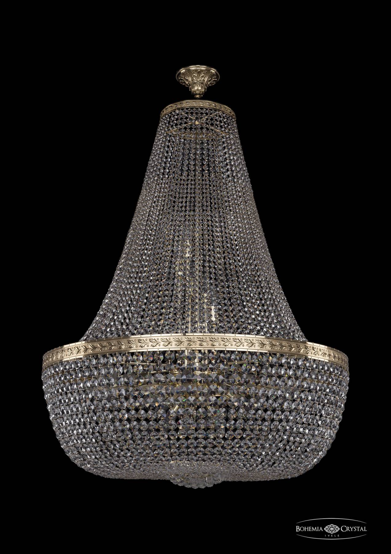 19281/H2/90IV G Потолочная хрустальная люстра Bohemia 1928 19281/H2/90IV G