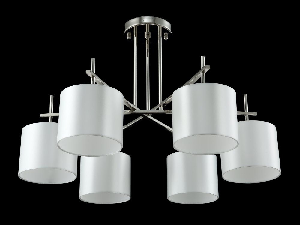 SERGIO PL6 NICKEL Потолочная люстра Crystal Lux Sergio SERGIO PL6 NICKEL