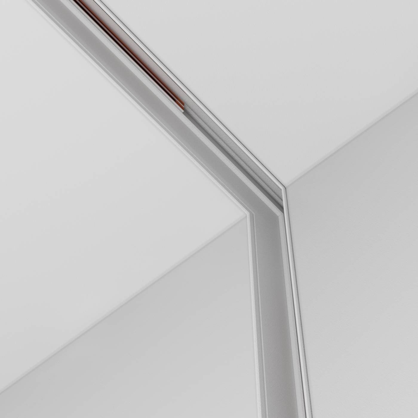 Коннектор угловой внутренний Exility встраиваемый под ГКЛ 12,5мм Maytoni Magnetic track system Exility TRA034ICL-42.12W