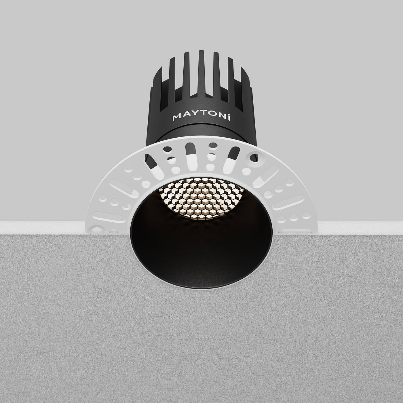 Встраиваемый светильник Maytoni Dip DL122-15W-4K-TRS-B