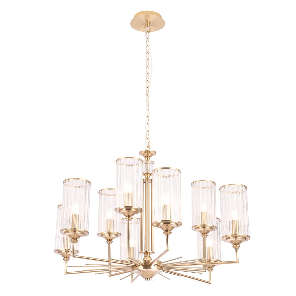 GLORIA SP9 BRASS Подвесная люстра Crystal Lux Gloria GLORIA SP9 BRASS