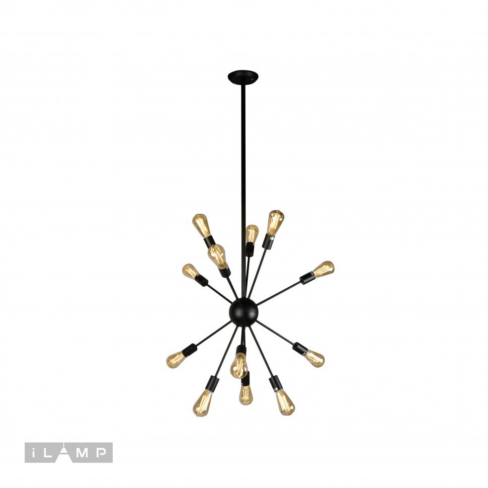 Loft209-12B Люстра подвесная Spider iLamp Loft209-12B