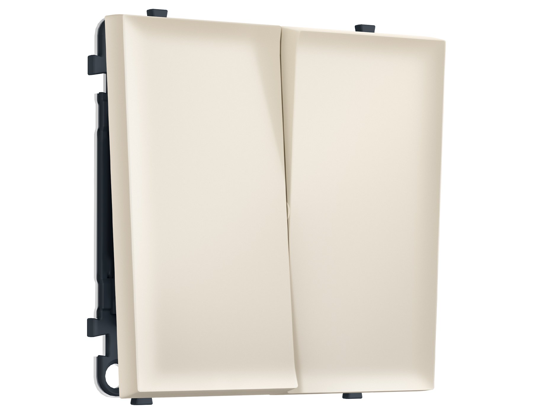MS323050 MS323050 Комплект механизма 2-кл выключателя с самовозвратом SIGMA Бежевый матовый QUANT PRO (SP3230, PR129)