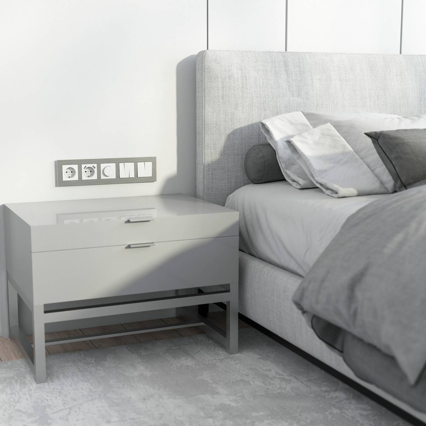 Рамка Werkel AluMax алюминий W0053506/ Рамка на 5 постов AluMax (алюминий)