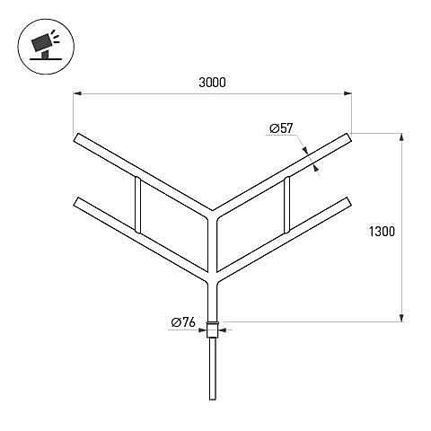 Кронштейн Arlight 051662