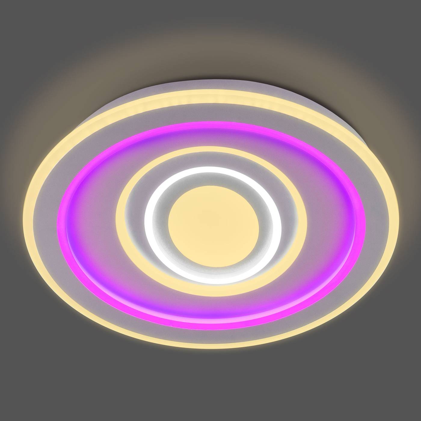 Потолочная люстра с пультом Coloris Eurosvet 90214/1 белый