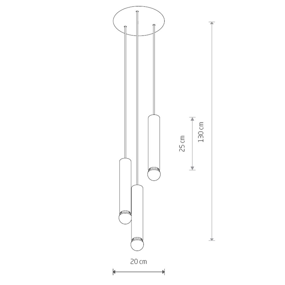 7855 Светильник подвесной Nowodvorski Baton 7855