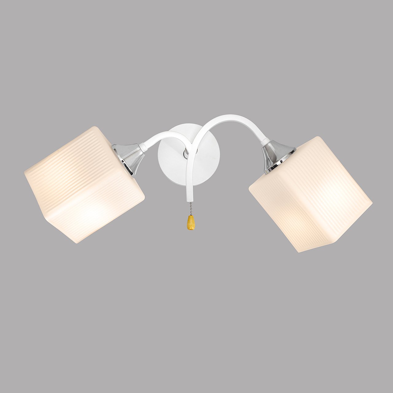 MD.6193-2-W-WH+CH Настенное бра IMEX MD.6193-2-W-WH+CH