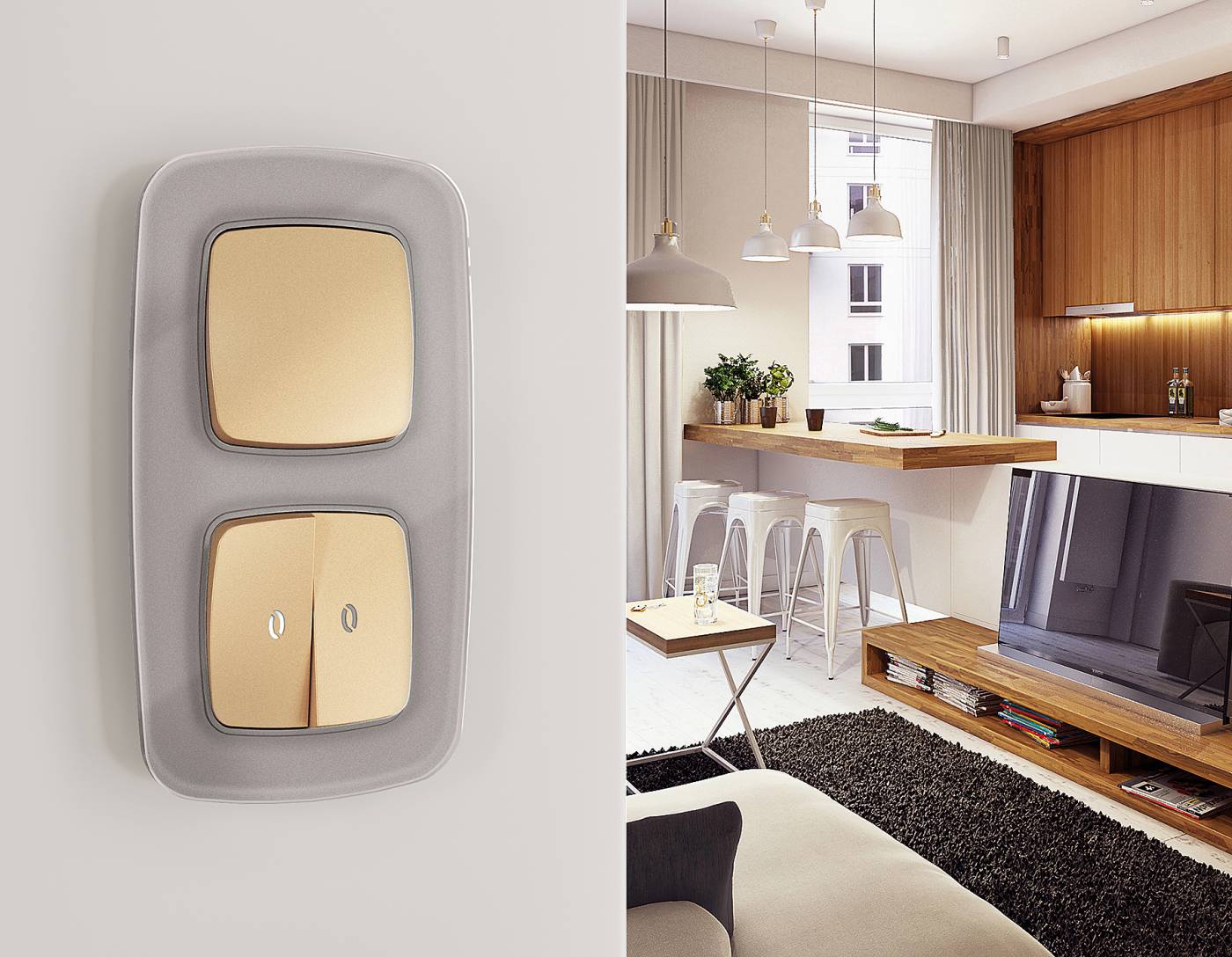 OP6010 Накладка на механизм Ambrella Volt OMEGA OP6010