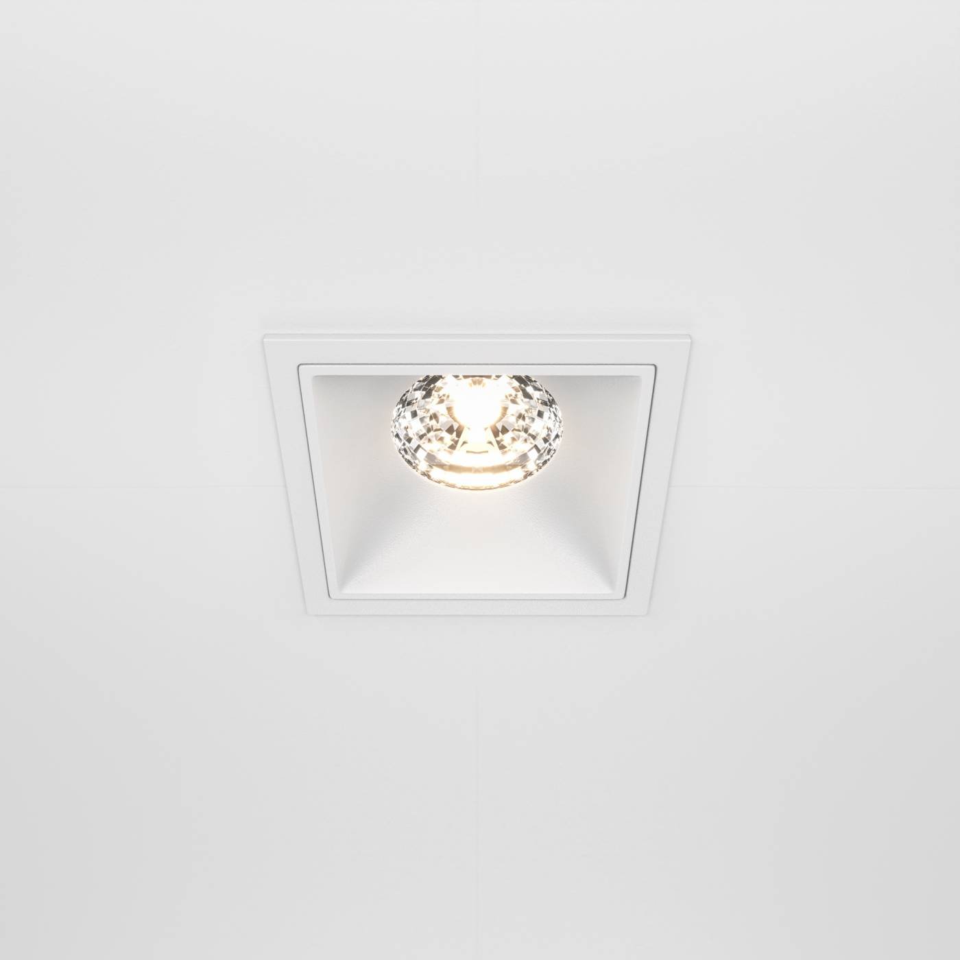 Встраиваемый светильник Maytoni Alfa LED DL043-01-15W3K-D-SQ-W