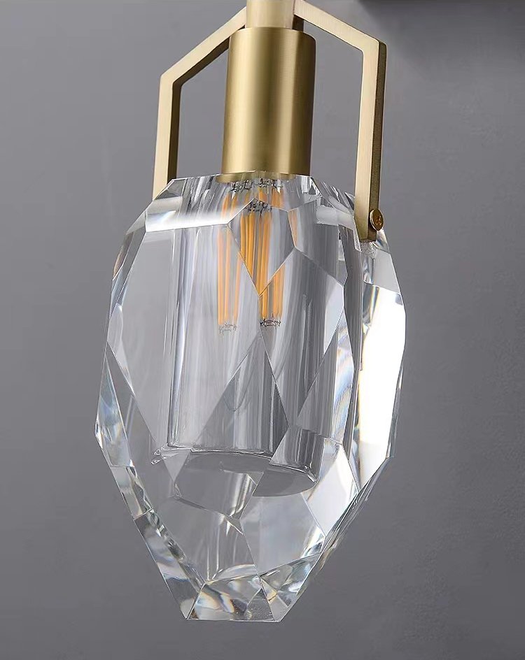 8960-1W brass/clear Настенное бра Delight Collection Wall lamp 8960-1W brass/clear
