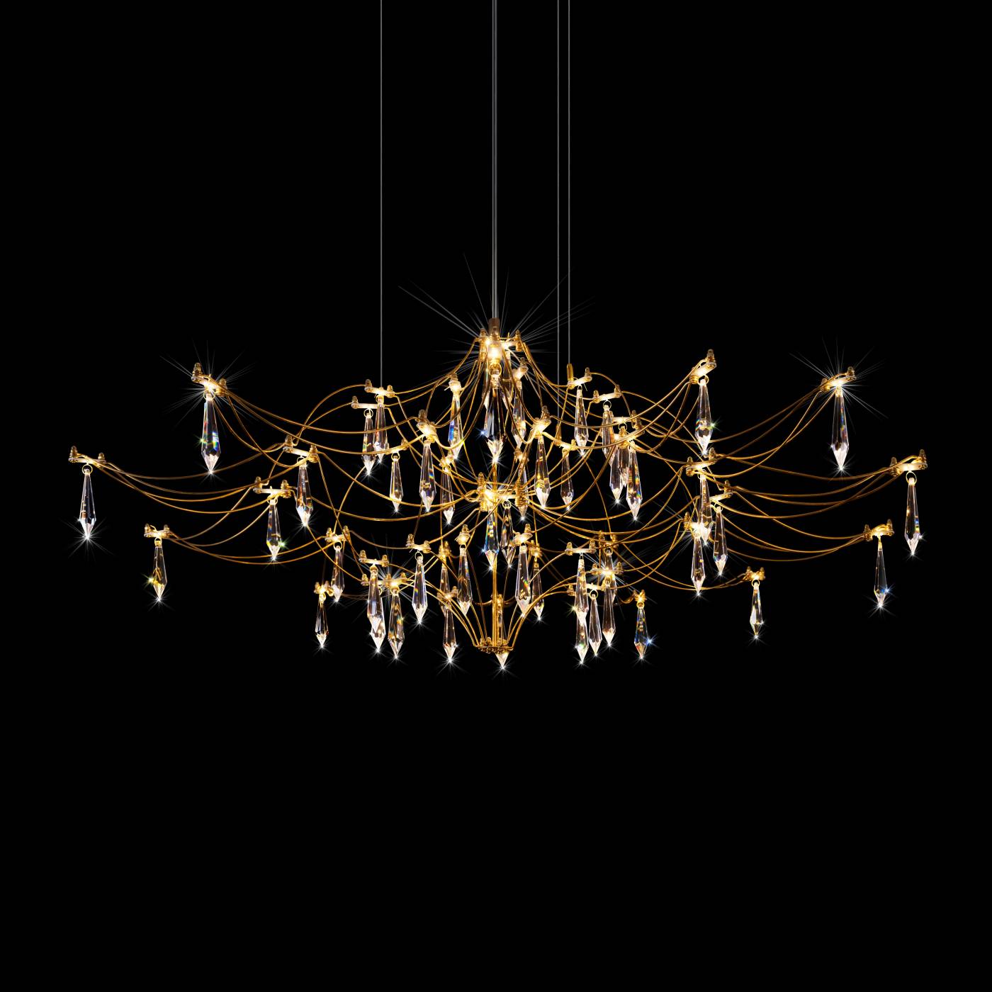 Подвесная люстра Mira Loft It 10587/1000 Gold Asfour