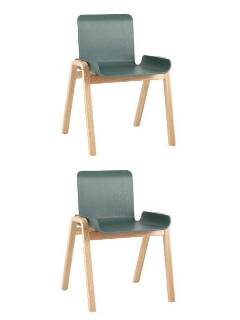 Комплект стульев Stool Group Harbour XH-8617 green X2