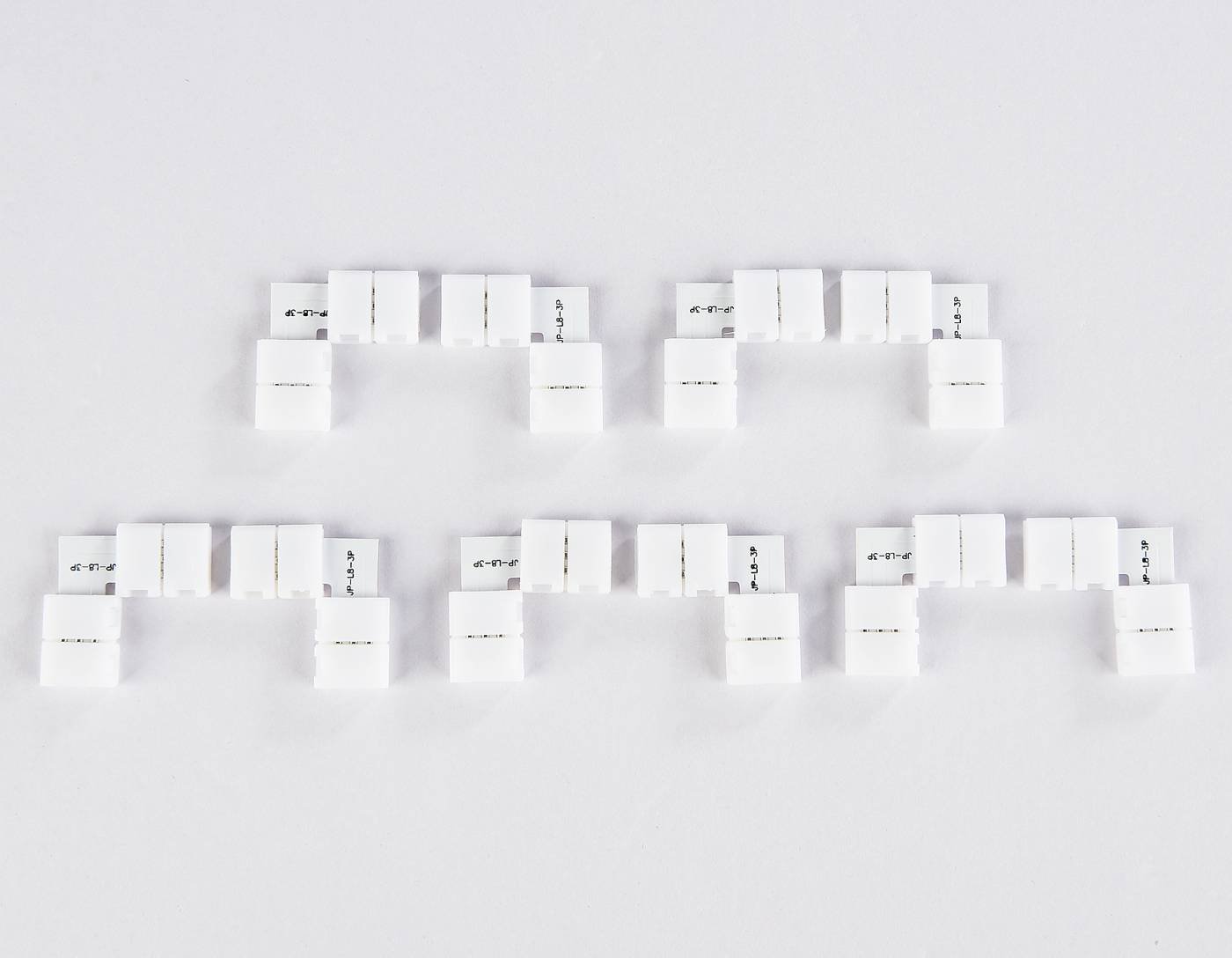 GS6601 Соединитель угловой L 2835 12/24V (3 конт.) (10шт) Ambrella LED Strip GS6601