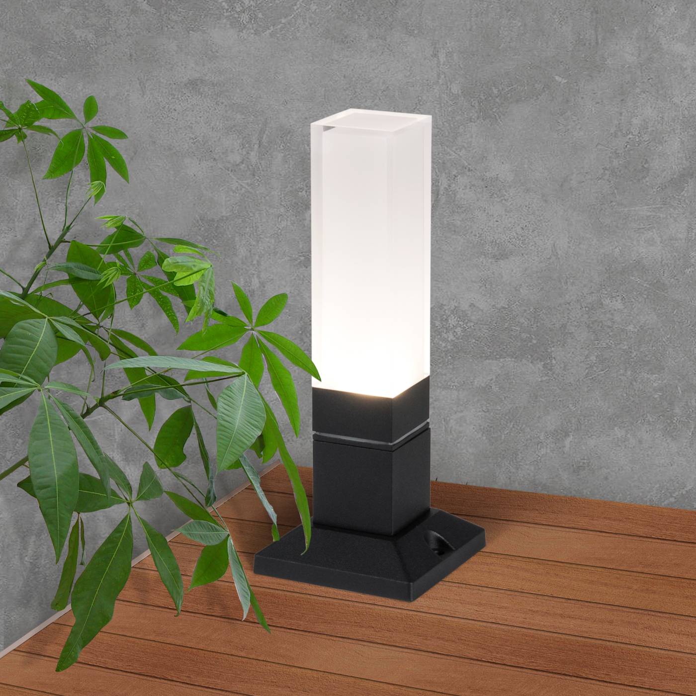 Уличный наземный светильник Elektrostandard 1536 TECHNO LED чёрный