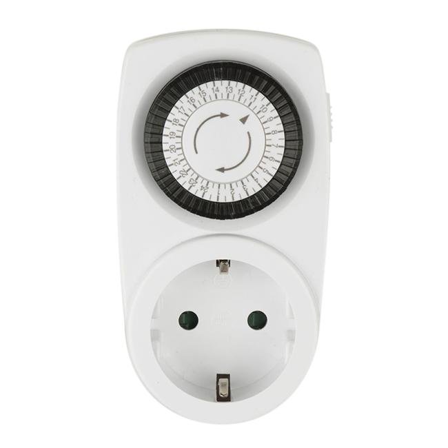 UST-M10 WHITE Таймер механический с розеткой Uniel UST-M10 WHITE