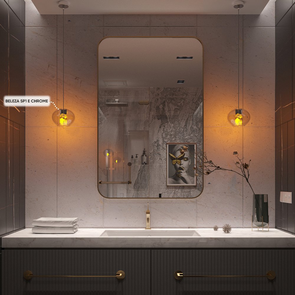 BELEZA SP1 E CHROME Светильник подвесной Crystal Lux Beleza BELEZA SP1 E CHROME