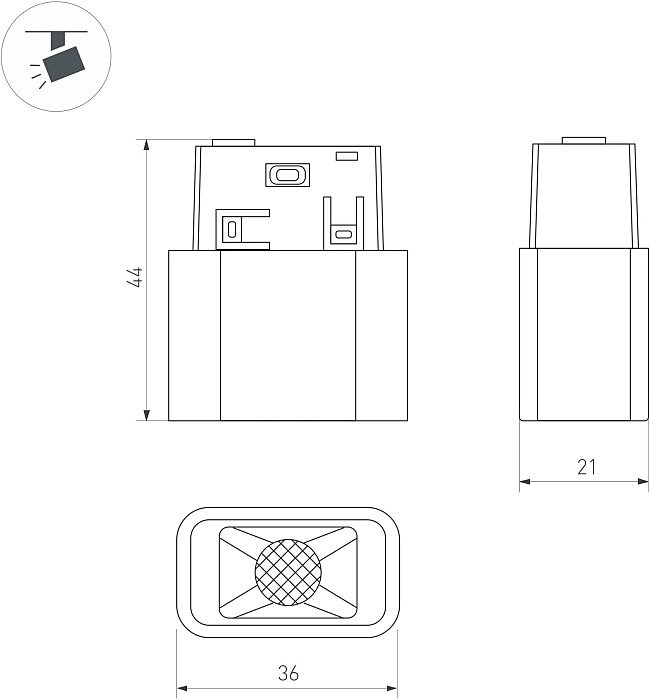 043291 Трековый светильник Arlight Mag-Orient 043291
