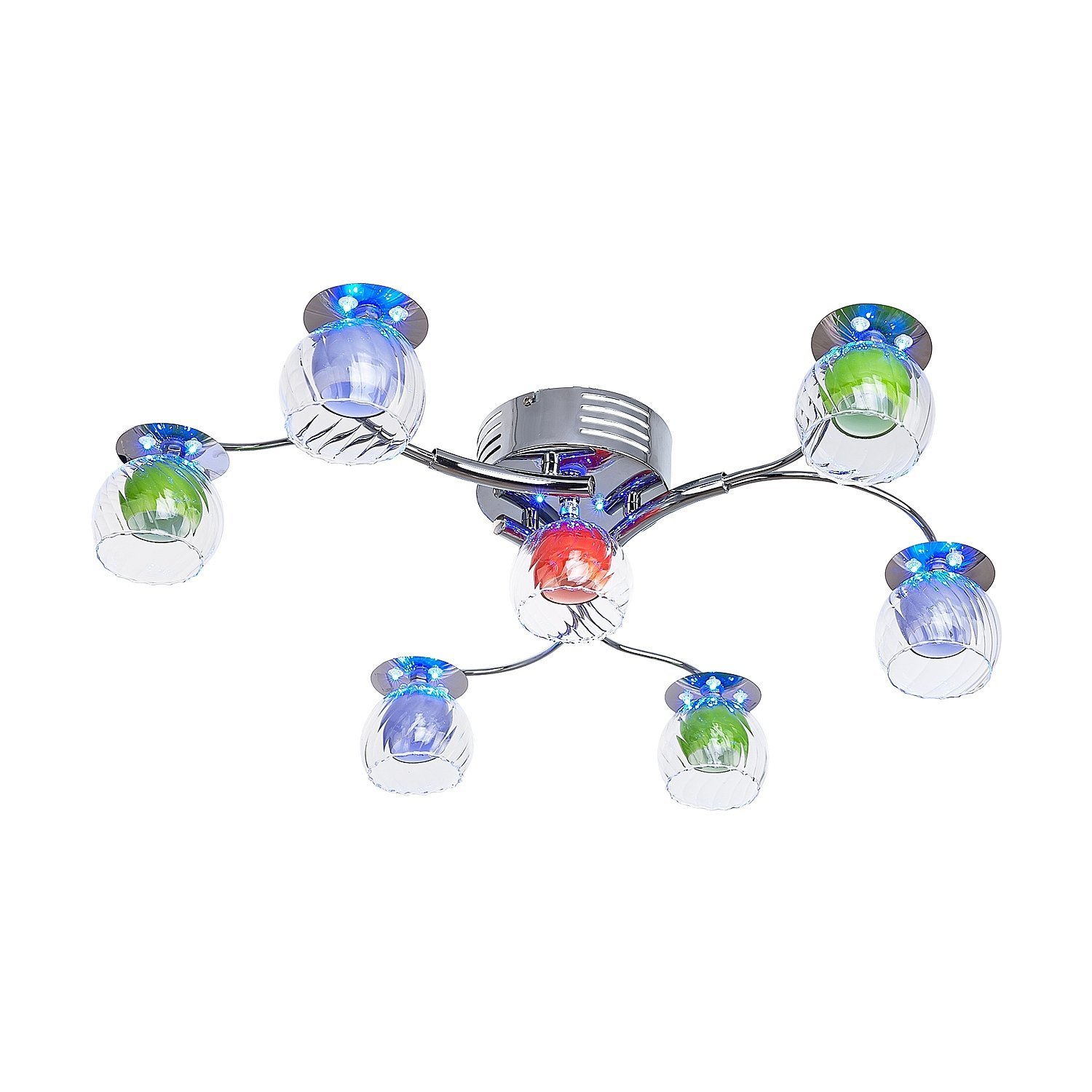 7794/7CR RC MIXLED Потолочная люстра ЭкономСвет 7794 7794/7CR RC MIXLED
