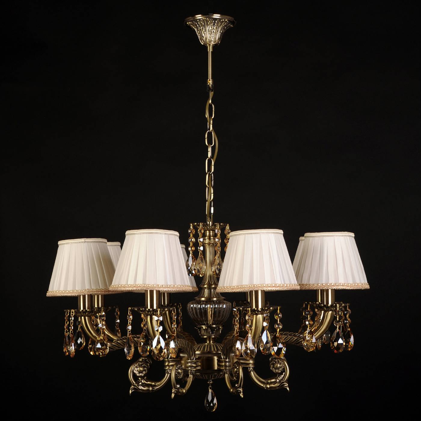 L.8110-8BR CRISTAL-SHADE Подвесная люстра Abrasax Sylvia L.8110-8BR CRISTAL-SHADE