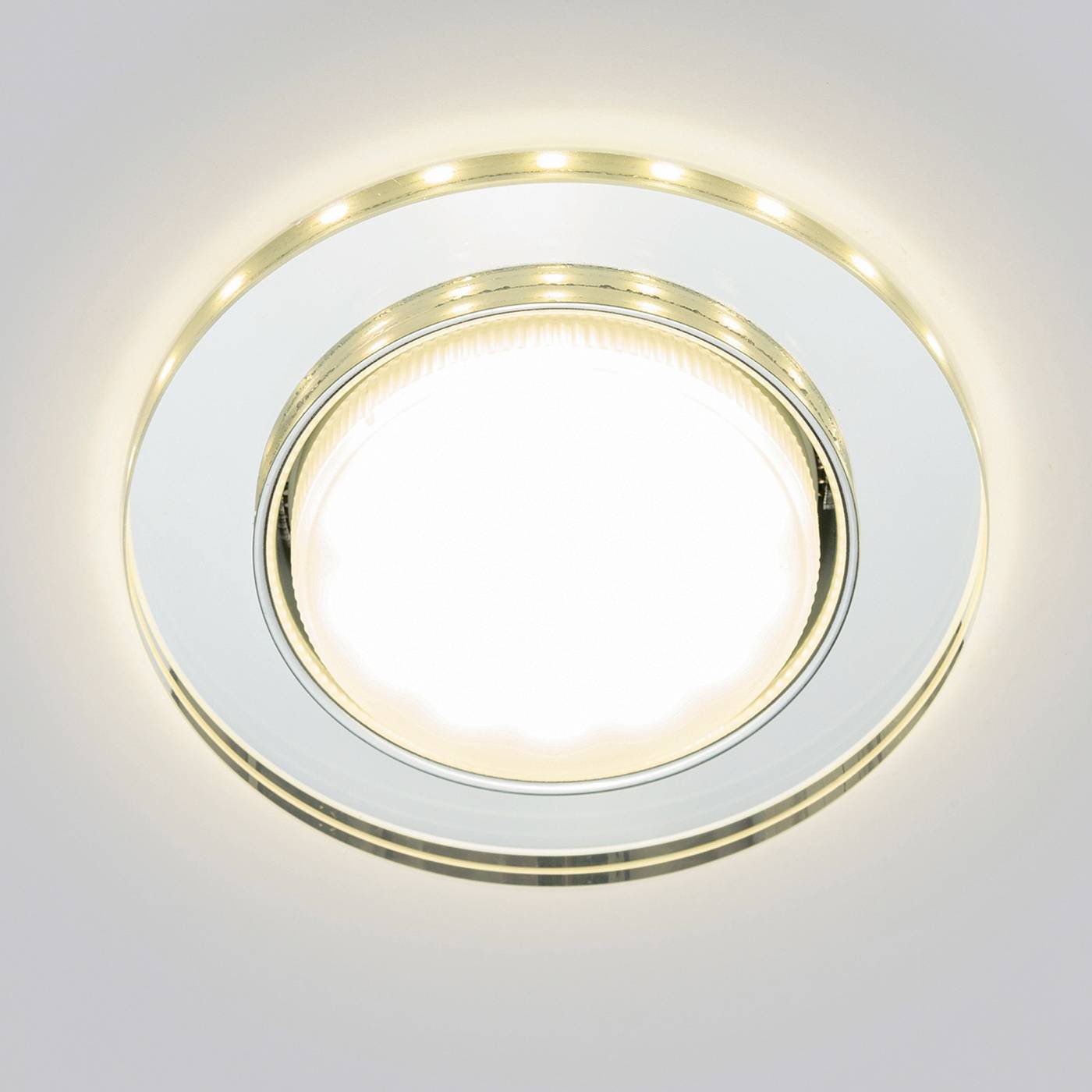 Встраиваемый светильник Fametto Luciole DLS-L159 GX53 CHROME/GLASSY