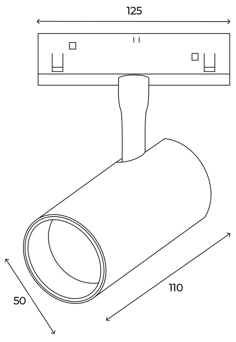 Трековый светильник ElDeko Hesby Lighting HSBL_0238