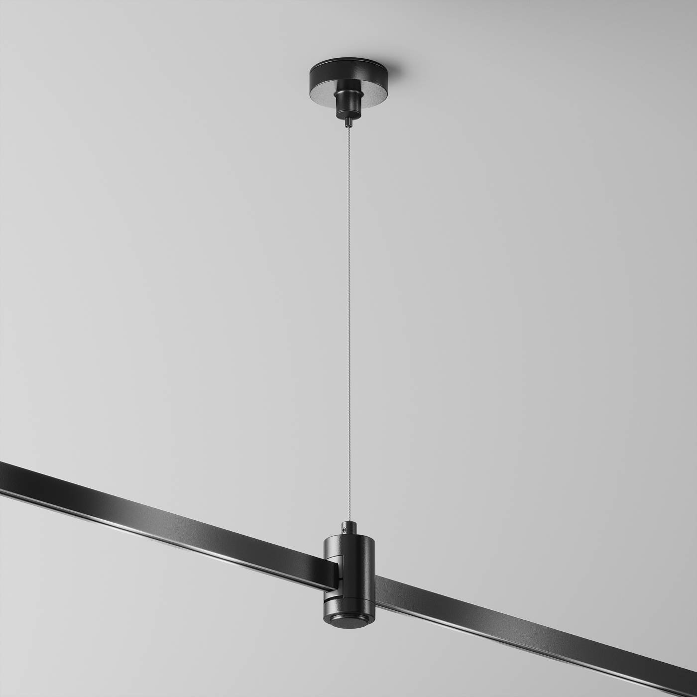 Подвес тросовый Hang одинарный Flarity Maytoni Accessories for tracks Flarity TRA157SW-S1-B