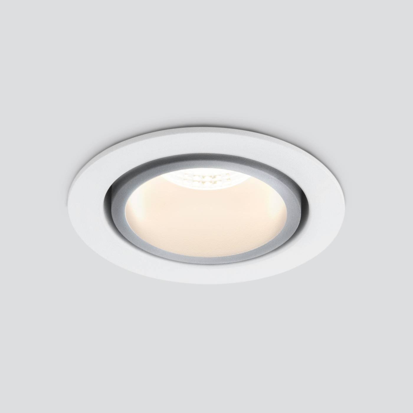 15267/LED 7W 4200K WH/SL белый/серебро Встраиваемый светильник Elektrostandard 15267/LED 15267/LED 7W 4200K WH/SL белый/серебро