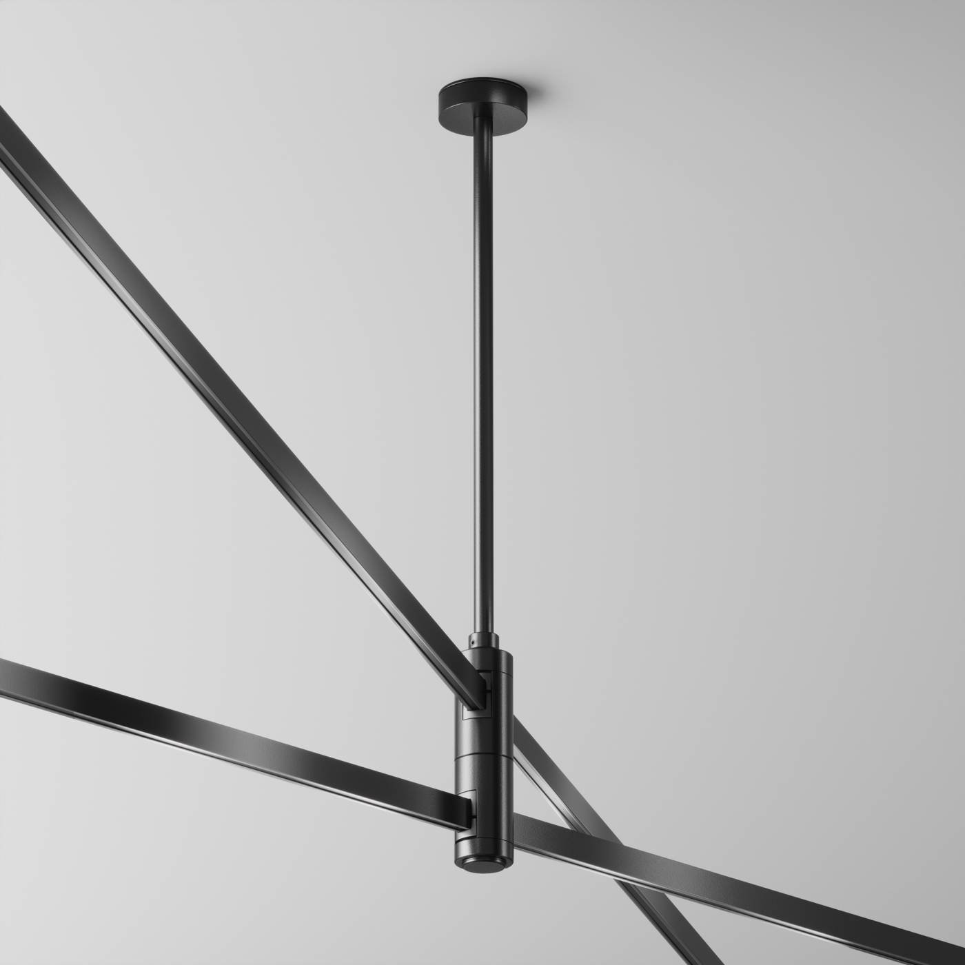 TRA158C-D1-B Крепление потолочное Medium двойное 300мм Flarity Maytoni Accessories for tracks Flarity TRA158C-D1-B