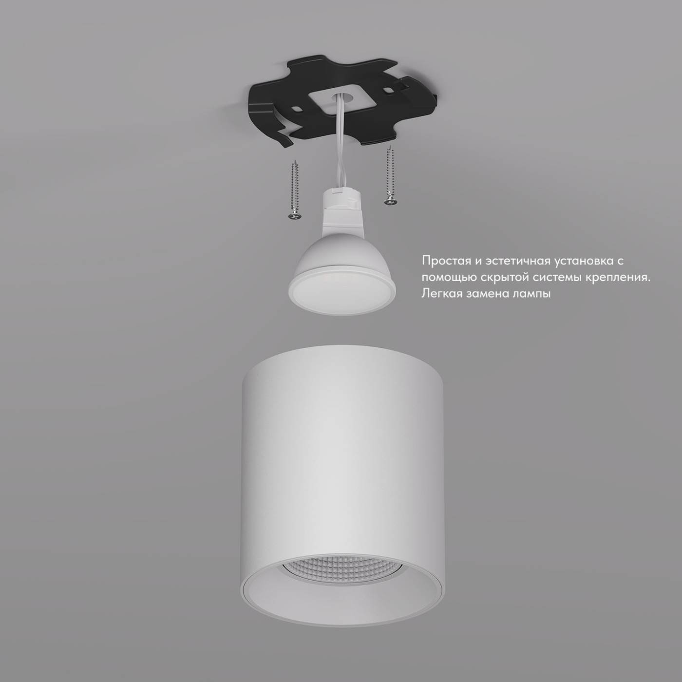 DK3090-WH Накладной светильник Denkirs Dk3020Ww DK3090-WH